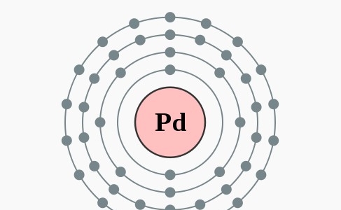 Elektronenschillen palladium