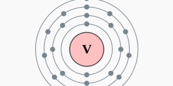 Elektronenschillen vanadium