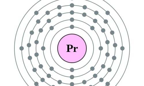Elektronenschillen Praseodymium